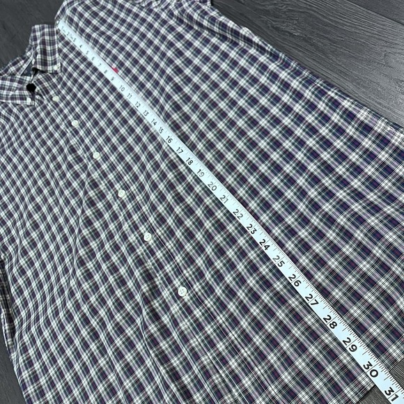 Polo Ralph Lauren S/S Camp Button Front Shirt Mens Med‎ Plaid Classic Red Pony - Picture 4 of 7